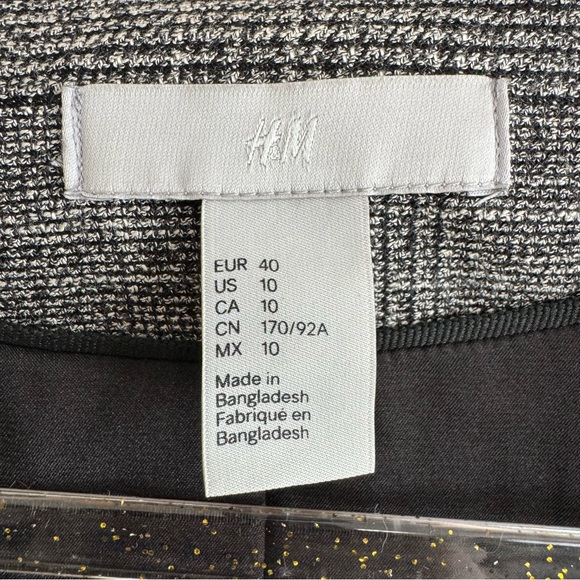 H&M BRAND NEW BLAZER, never worn, gray, office corporate, everyday, pockets - Picture 4 of 12